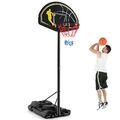 Basketballständer Basketballkorb 130-305 cm höhenverstellbar mit Rädern