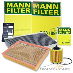 MANN-FILTER INSPEKTIONSPAKET FILTERSATZ A FÜR FIAT CROMA 194 2.2 16V AB BJ 05# # ERSTAUSRÜSTER-QUALITÄT // DEUTSCHE MARKENWARE # #