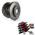 EBC B05 Bremsen Kit Hinten Beläge Scheiben für Audi A3 A4 Golf Jetta Scirocco