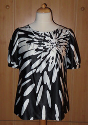 Esprit Satin Bluse, Flower BLS, Gr. 44