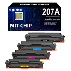 XXL Set Toner Für HP 207A Color LaserJet Pro MFP M283fdw/fdn M255dw/nw Mit CHIP