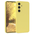 Handyhülle für Samsung Galaxy S24 FE Silikon Back Cover Schutz Handy Case Gelb