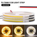 5V 12V 24V COB LED Streifen WW/NW/CW Lichtband Stripe Lichterkette Selbstklebend