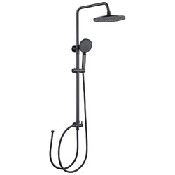 Regendusche Duschsystem Duschset Brausegarnitur Kopfbrause mit 4-Modi Handbrause