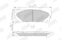Jurid 572655J Bremsbelagsatz, Scheibenbremse für LEXUS TOYOTA Bremsanlage
