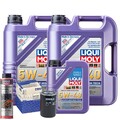 Motoröl 5W40 LIQUI MOLY High Tech 11L+MAHLE Ölfilter +Ölschlammspülung