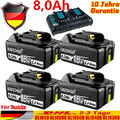 4X 8.0Ah Ersatz Original Akku Für Makita BL1860 18V LXT Li-ion BL1850 BL1830 LED