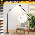 LED Stehlampe Wohnzimmer Stehleuchte Dimmbar Flexibler Schwanenhals Leselampe DE