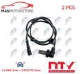 ABS SENSOR DREHZAHLFÜHLER PAAR NTY HCA-AU-000 2PCS V FÜR AUDI A6 C4,100 C4,4A2
