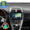 4G+64G Android 14 Autoradio GPS CarPlay Bluetooth Für Toyota Auris E15 2006-2012