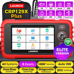 2025 Launch CRP129X PLUS PRO Profi OBD2 Diagnosegerät ALLE SYSTEME TPMS EPB SAS