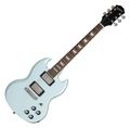 Kleine Power Players SG E-Gitarre von Epiphone in Ice Blue mit Zubehör