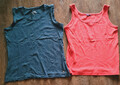 2 er Set: Tops Damen/Mädchen Gr. M, 1 x v. Bonita grün, 1 x orange v. Cecil