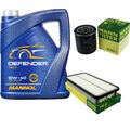Motor-Öl 5L MANNOL Defender 10W-40 +MANN-FILTER für Toyota Carina II _T17_ 1.6