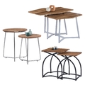 2er Set Beistelltisch Couchtisch Massivholz  Sofatisch WOMO-DESIGN®