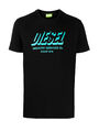 Diesel - Herren Rundhals Slim Fit Logo T-Shirt Schwarz - T-DIEGOS-A5