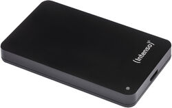 Intenso 1 TB Ext. Festplatte Memory Case USB 3.0 2,5" Schwarz, FAT 32, BRANDNEU