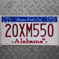 Alabama Nummernschild USA Kennzeichen Auto Schild US Car License Plate 20 XM 550