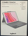 Logitech Combo Touch Trackpad für iPad 7. 8. 9. Generation YU0040 UK Tastatur