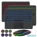 QWERTZ Touchpad Tastatur Maus für iPad 5/6/7/8/9/10th Gen Air 3 4 5 Pro 11 9.7"