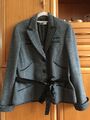 Blazer Damen Sakko Ambiente Gr 42 Wolle Grau