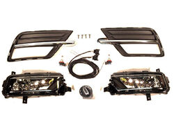 Nebelscheinwerfer Nachrüstung NSW Set Kit Komplettset passend für Caddy 4 Chrom