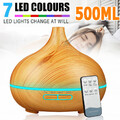 500ml Ultraschall Luftbefeuchter Aroma Diffuser Diffusor Humidifier 7 LED Farbe