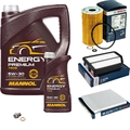 BOSCH Inspektionspaket 6 L MANNOL Energy Premium 5W-30 für Hyundai i40 CW VF
