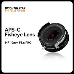 Brightin Star 10mm F5.6 Pro Fisheye Wide Angle APS-C Lens fr Sony Nikon Fujifilm