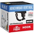 Hook Anhängerkupplung vert abnehmbar für VW Golf 6 Kombi 09-13 + 7pol spezifisch