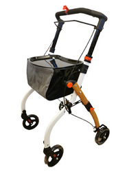 Antar Indoor Rollator klappbar Halbholz Holz Optik