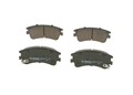 Bremsbelagsatz Scheibenbremse BOSCH 0 986 494 079 für MAZDA GG GY Low-Metallic