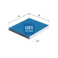 UFI 34.221.00 Innenraumfilter Pollenfilter für FORD KA (RU8) für FIAT 500 (312)