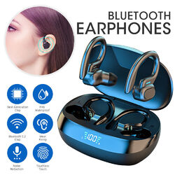 Kabellos Sport Bluetooth Kopfhörer, Open Ear Kopfhörer Bluetooth 5.3 Kopfhörer