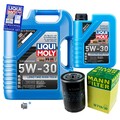 MANN-FILTER Ölfilter 6 L LIQUI MOLY 5W-30 Longtime High Tech für VW Seat Golf