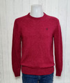 MCNEAL Herren Pullover 100% Wolle Gr. M Langarm bordeaux Strickpullover NEU