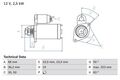 BOSCH Starter Artikel: 0 986 025 120