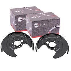 2X ABS SPRITZBLECHE 245mm BREMSSCHEIBEN HINTEN LINKS RECHTS PASSEND FÜR AUDI 80