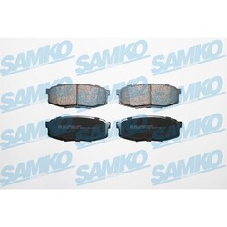 1x ORIGINAL® SAMKO Bremsbelagsatz, Scheibenbremse Hinten für Toyota TUNDRA