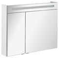 Fackelmann B.CLEVER LED Spiegelschrank Badspiegel Weiß 90 cm Made in Germany