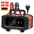 LiFePO4 Auto AGM Batterie Ladegerät 12V-20A 24V-10A Lithium GEL SLA Reparatur DE