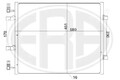 Kühler Klimaanlagen – Kondensator 667156 ERA für NISSAN OPEL RENAULT