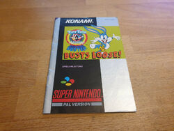 Tiny Toon Adventures Busts Loose Anleitung Instruction Manual Super Nintendo 