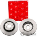 2X TRW BREMSSCHEIBEN 320mm BELÜFTET VORNE PASSEND FÜR HONDA ACCORD | DF6437