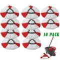 5x 10x Wischbezug Clean Moppkopf Ersatzkopf für Vileda Turbo Wischmop Easy Wring