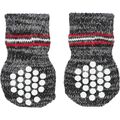 Hundesocken "Anti-Rutsch" Trixie 1 Paar ( Inhalt 2 Stück ) in grau/meliert