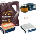 BOSCH Inspektionspaket 5 L MANNOL Energy Premium 5W-30 für Nissan Micra V K14