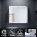 LED Spiegelschrank Badezimmerspiegel Badschrank mit Beleuchtung 2 Spiegeltüren