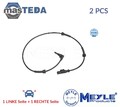 214 899 0006 ABS SENSOR DREHZAHLFÜHLER HINTEN MEYLE 2PCS FÜR LANCIA DELTA III