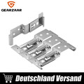 4x Kennzeichenhalter Rahmenlos Edelstahl Nummernschildhalter für 2 Btbjqmrpiinpt